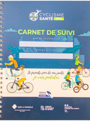 Carnets suivi Cyclisme Santé (lot de 5)